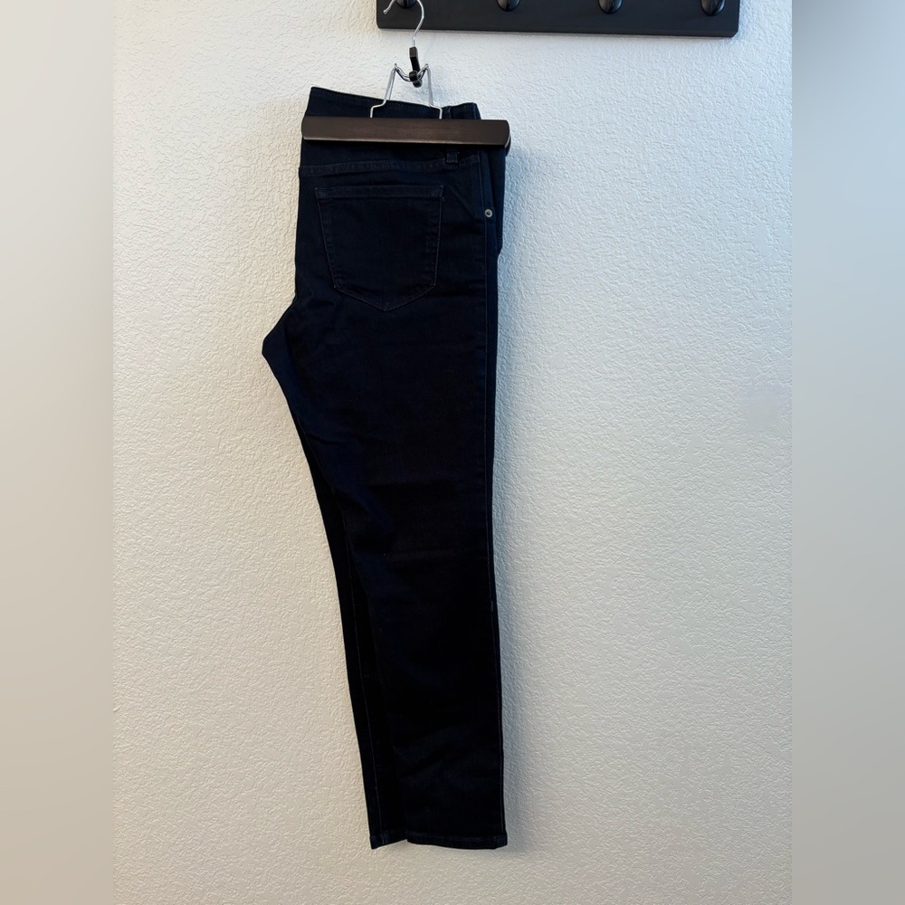 Maternity Jeans, stretchy, size 10, dark blue